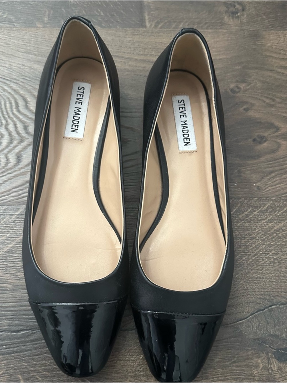 Steve Madden Blair Cap toe Womens Flats, Sz 10M
